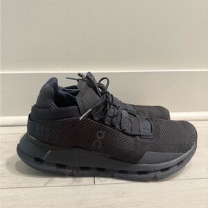 On Running Black Athletic Shoes